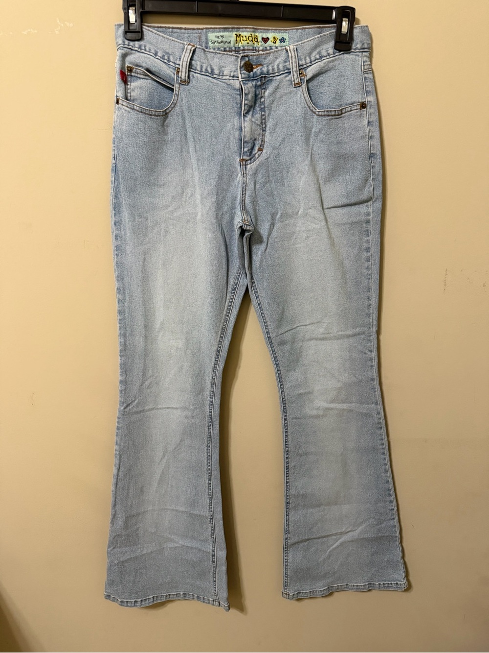 Mudd vintage y2k retro 2000s Light Wash Women’s Jeans Flare 11 rare never worn
